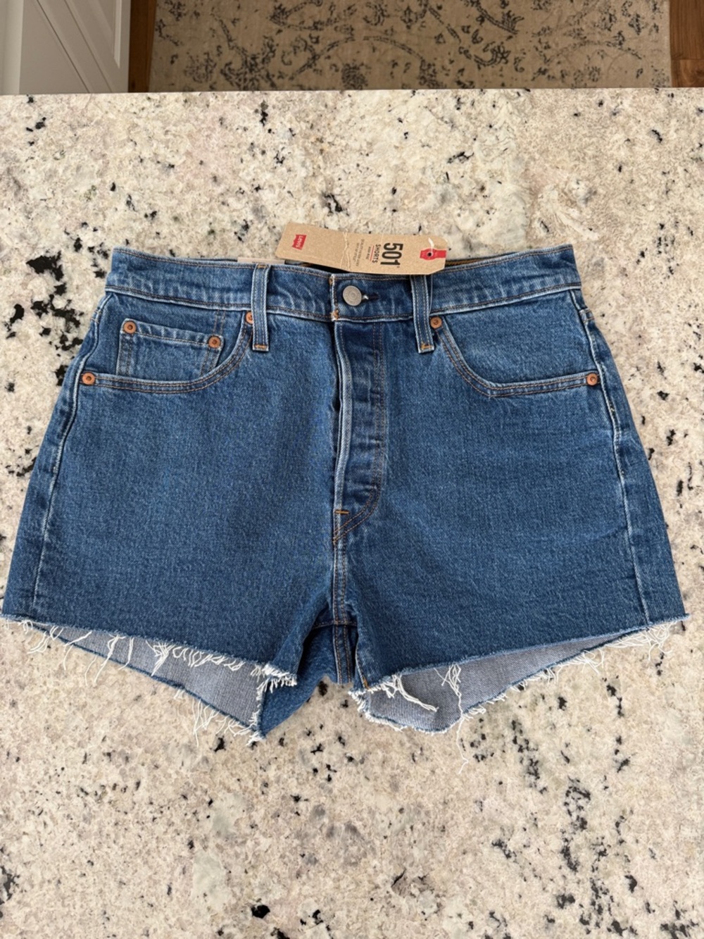 Levi's 501 High-Rise Cutoff Jean Shorts